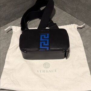 Versace La Greca Camera Bag Made in Italy